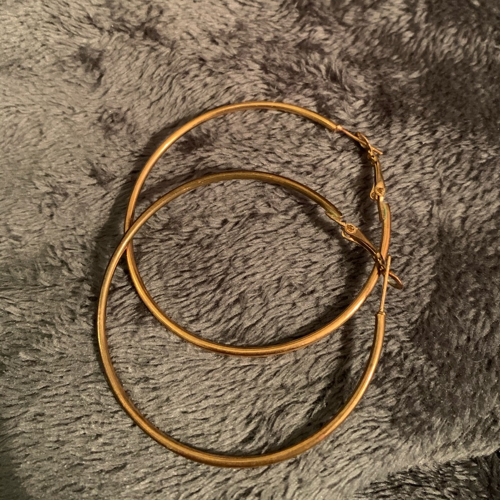 Gold Hoop Earrings